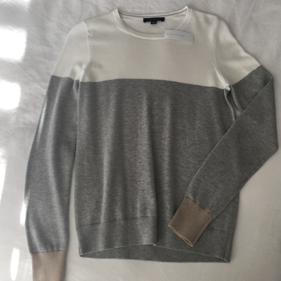 Ann Taylor Color Block Sweater