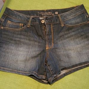 Denim shorts