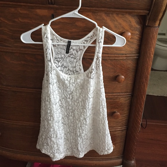 Lace tank top