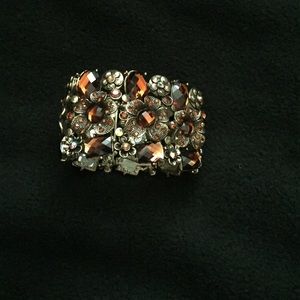Vintage Brown and Gold Bracelet
