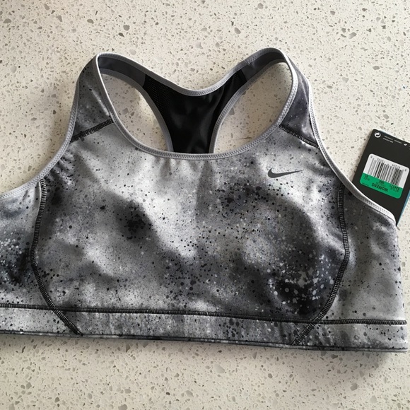 New women xl grey sports bra