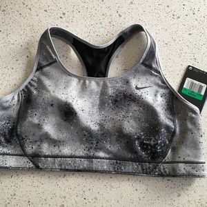 New women xl grey sports bra