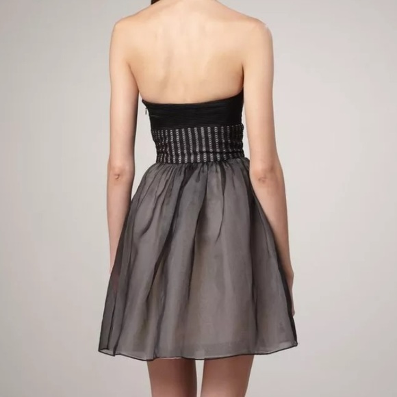 SOLD Vera Wang Lavender Strapless Bustier Dress - Picture 2 of 4