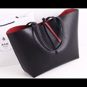 Zara reversible faux leather tote