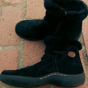 BareTraps Black Booties