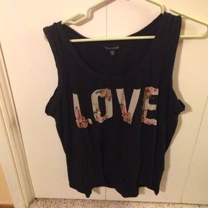 Express "Love" tank top