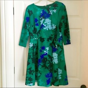 Green Floral Eva Mendes Dress, 10