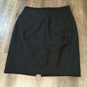 Express black lined skirt