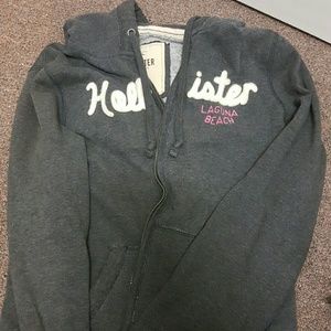 Hollister zip up hoodie