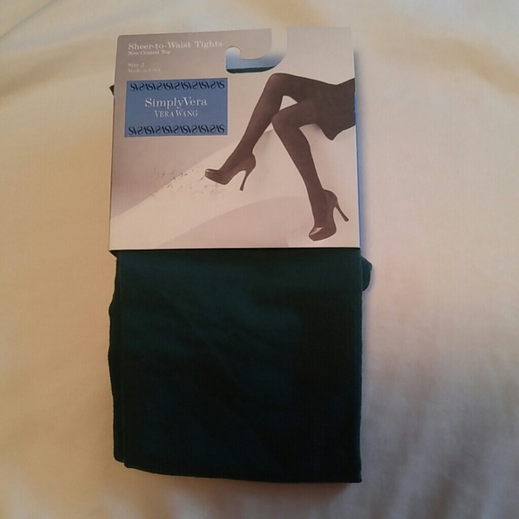 SimplyVera Vera Wang Green Tights