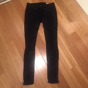 Black Coated Rag and Bone Jeans