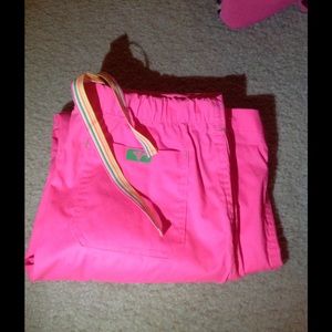 Med Couture - Neon Pink Scrub Pants