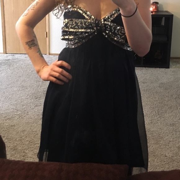 Lulus I'm Your Present dress.