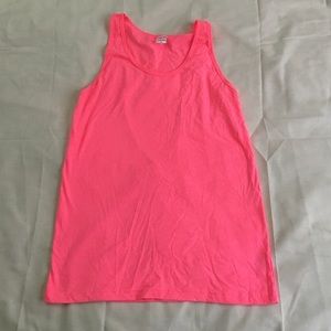 Neon Pink Tank Top
