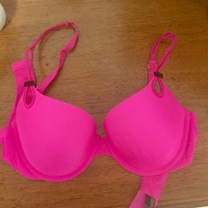 Pink bra