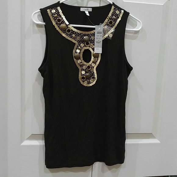 *SALE* NWT. Brown large Cache top