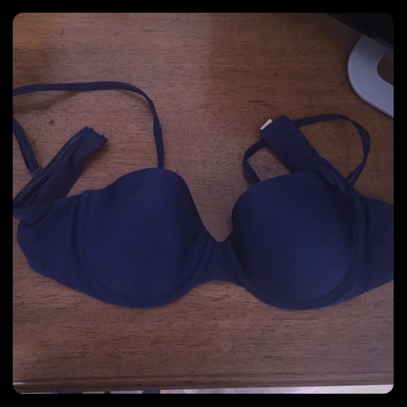 Navy blue bra