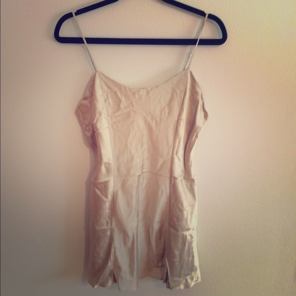 Champagne Vintage Victoria's Secret Slip Dress