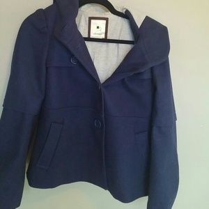Anthropologie Elevenses Navy cost size 10