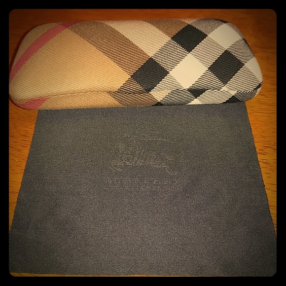 Authentic Burberry Eyeglass Case with cloth