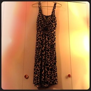 Animal print dress