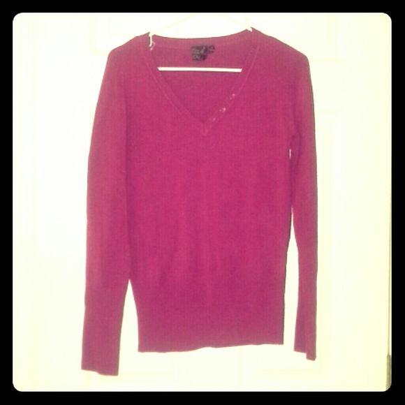 Hot pink sweater size XL