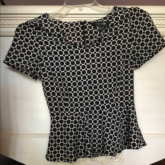 Forever 21 Peplum Blouse