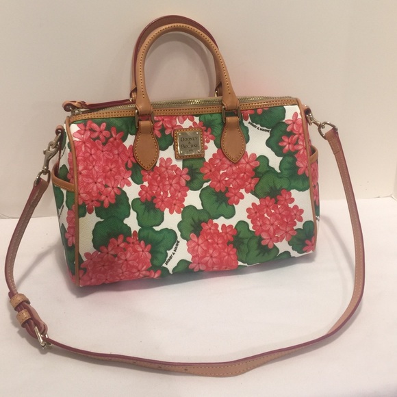 Pink & Green Hydrangea Dooney & Bourke Satchel!