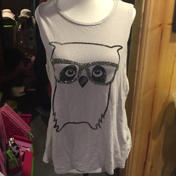 Lowest!! Owl tank top