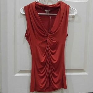 NWT blood orange Cache top