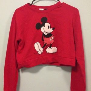 Mickey Mouse Crop Sweater