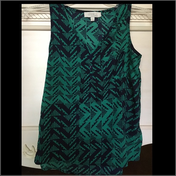 Olive and Oak Teal Tank Top