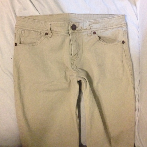 Khaki Capri Pants