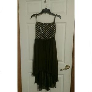 High-Low Sequin Dress