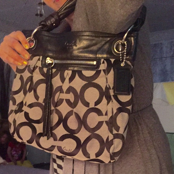 "OPEN 4 OFFERS"Bundle 2 Coach Parker op art  Bags