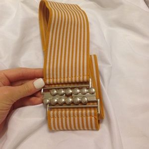 Yellow and white belt