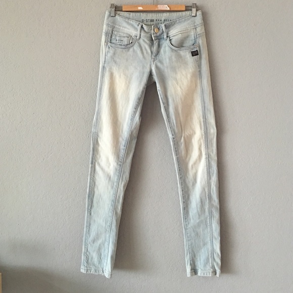 G-STAR Raw light wash skinny jeans size 27
