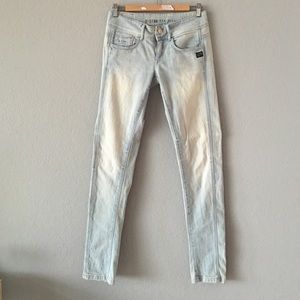 G-STAR Raw light wash skinny jeans size 27