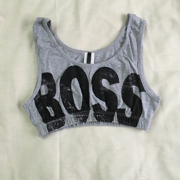 Boss crop top