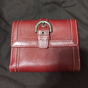 Red Coach wallet
