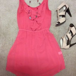 Coral summer dress