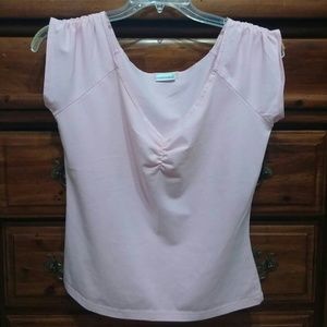 💀So Cute Pastel Pink Sleeveless Dainty Top $8 szL