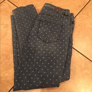 LC Lauren Conrad heart jeans