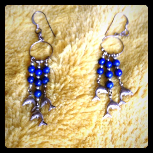 MMA dolphin earrings