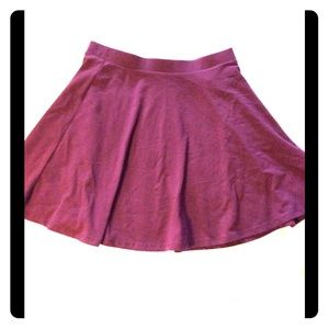 Forever 21 Maroon Skater skirt