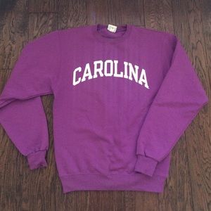 Purple Champion Carolina Crewneck Sweatshirt