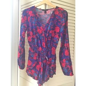 F21 tulip cut romper