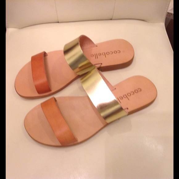 Cocobelle Natural Leather Slide