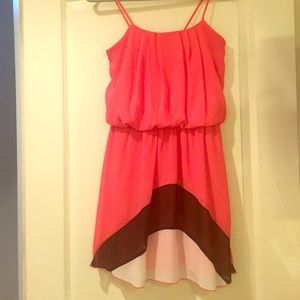 Coral Sweet Storm Dress