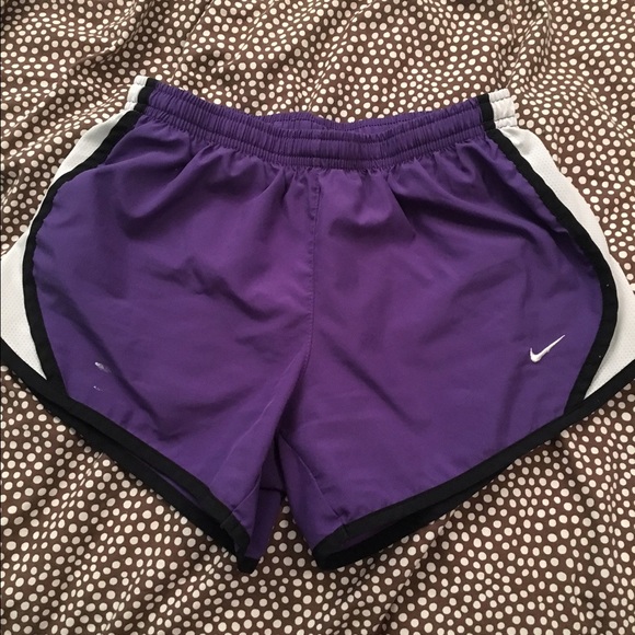Purple Nike tempos